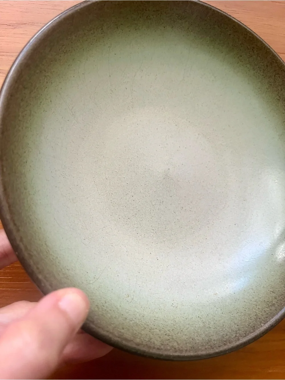 Vintage Heath Ceramics Sea & Sand Coupe Bowl Edith Heath MCM California Pottery